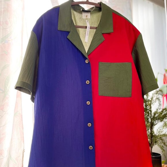 Multi-coloured button-up shirt - Picture 3 of 7